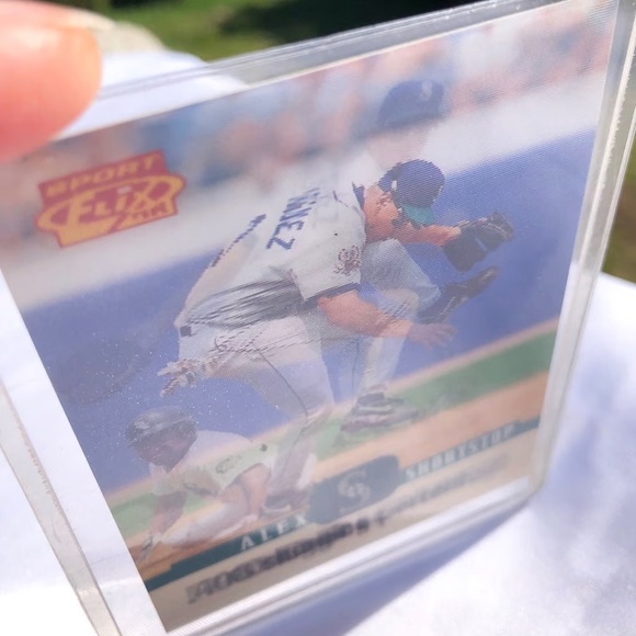 1996 Alex Rodriguez Sport Flix Action Card - Picture 12 of 14